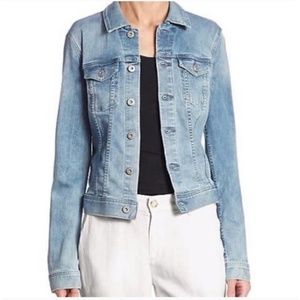 AG ‘Robyn’ Stretch Denim Light Wash Jean Jacket S